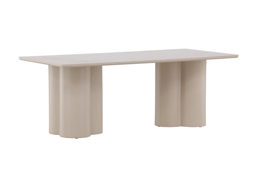 VENTURE DESIGN Olivia sofabord, rektangulr - beige MDF (60x120)