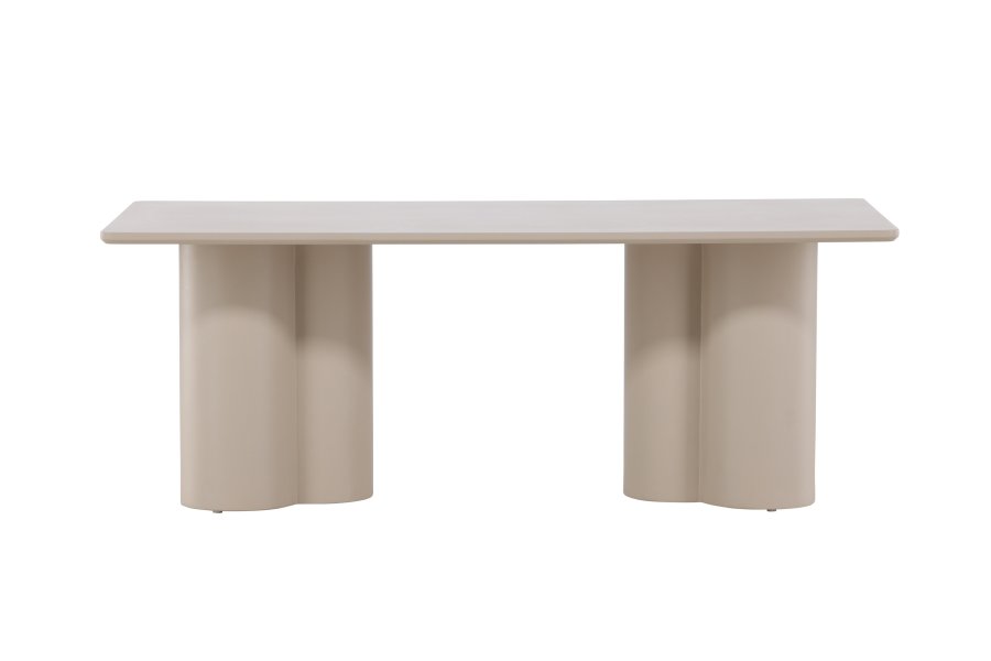 VENTURE DESIGN Olivia sofabord, rektangulr - beige MDF (60x120)