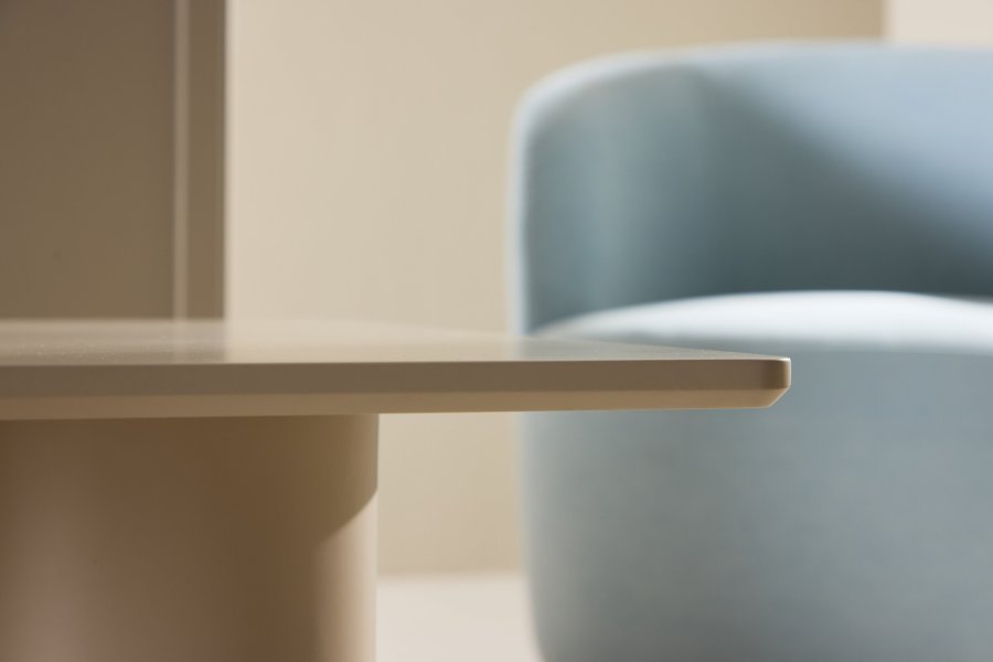 VENTURE DESIGN Olivia sofabord, rektangulr - beige MDF (60x120)