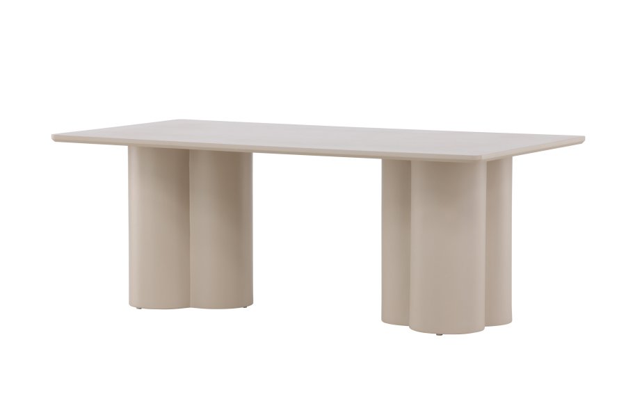 VENTURE DESIGN Olivia sofabord, rektangulr - beige MDF (60x120)