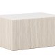 VENTURE HOME York sofabord 40x60x80 cm - Travertin-look