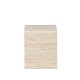 VENTURE DESIGN York sidebord, rektangulr - beige MDF med travertin look (35x25)