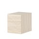VENTURE DESIGN York sidebord, rektangulr - beige MDF med travertin look (35x25)