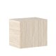 VENTURE DESIGN York sidebord, rektangulr - beige MDF med travertin look (35x25)