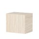 VENTURE DESIGN York sidebord, rektangulr - beige MDF med travertin look (35x25)