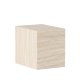 VENTURE DESIGN York sidebord, rektangulr - beige MDF med travertin look (35x25)