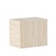 VENTURE DESIGN York sidebord, rektangulr - beige MDF med travertin look (35x25)