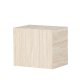 VENTURE DESIGN York sidebord, rektangulr - beige MDF med travertin look (35x25)