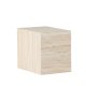VENTURE DESIGN York sidebord, rektangulr - beige MDF med travertin look (35x25)