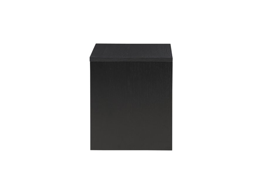 VENTURE DESIGN Juni sidebord, rektangulr - sort finér (58x35)