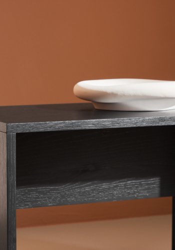 VENTURE DESIGN Juni sidebord, rektangulr - sort finér (58x35)