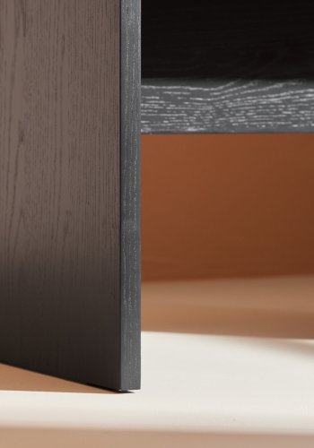 VENTURE DESIGN Juni sidebord, rektangulr - sort finér (58x35)