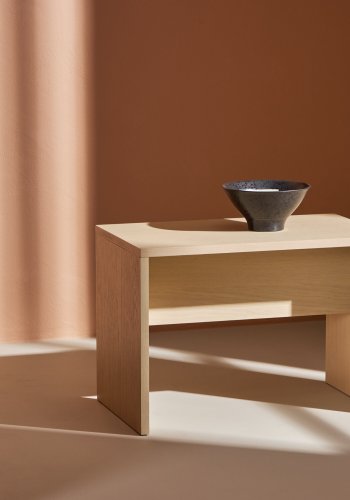 VENTURE DESIGN Juni sidebord, rektangulr - hvidkalket finér (58x35)