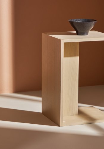 VENTURE DESIGN Juni sidebord, rektangulr - hvidkalket finér (58x35)