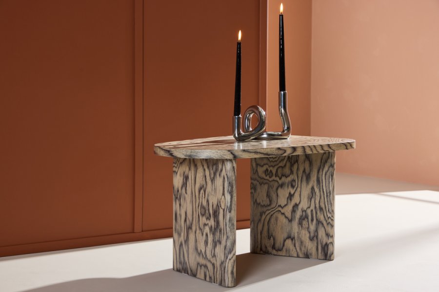 VENTURE DESIGN Grönvik sofabord - gr print MDF (7045)