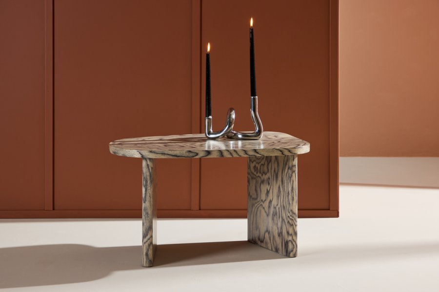 VENTURE DESIGN Grönvik sofabord - gr print MDF (7045)