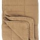 IB LAURSEN quilt - cognac bomuld (180x130)