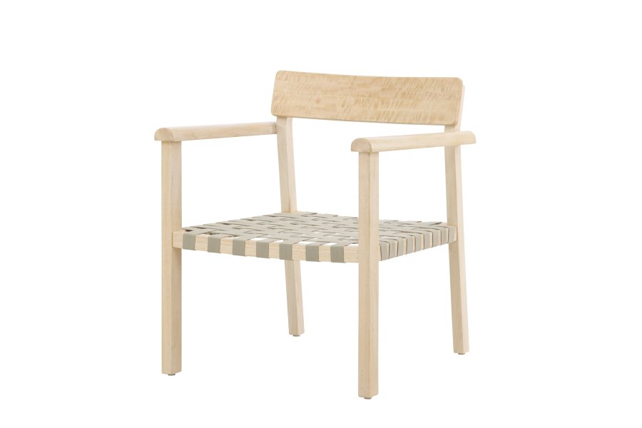 VENTURE HOME Krois Lnestol - Natur Mahogni / Gr