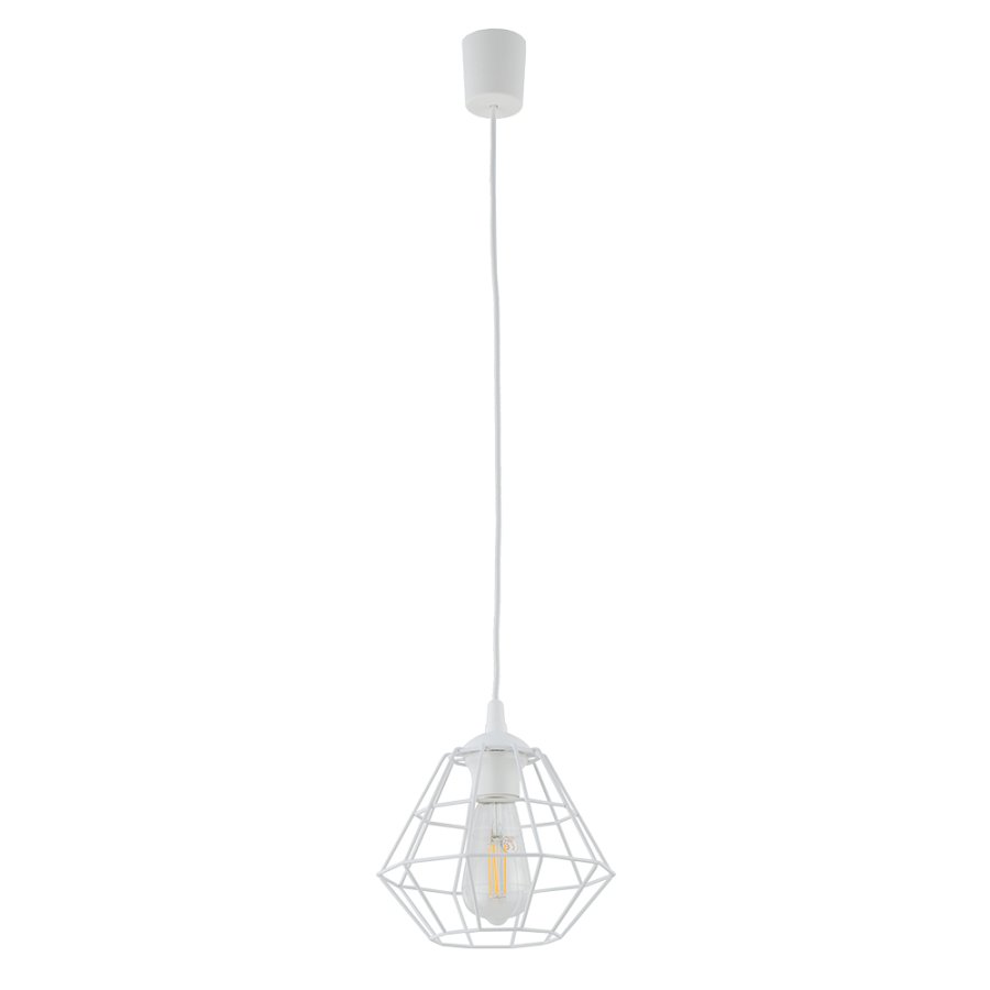 TK Diamant loftlampe M - hvid stl