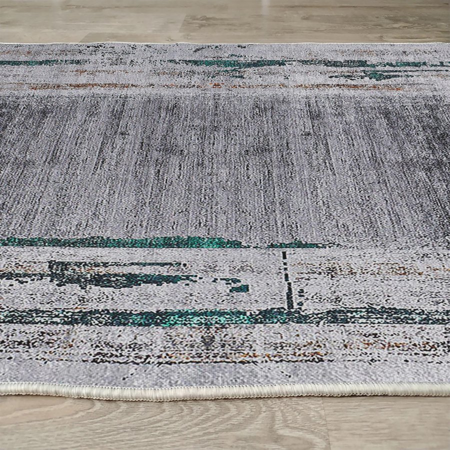 TEPPI Woopamuk020 gulvtppe m. mnster, rektangulr - multifarvet bomuld og polyester (160x230)