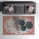TEPPI Woopamuk177 gulvtppe m. mnster, rektangulr - multifarvet bomuld og polyester (180x280)