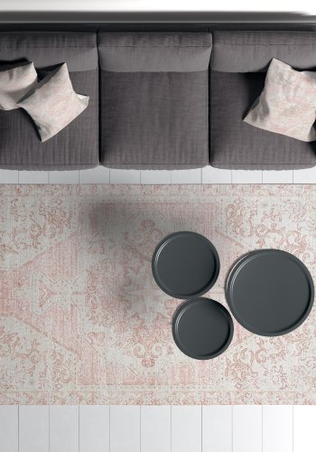 TEPPI Woopamuk193 gulvtppe m. mnster, rektangulr - multifarvet bomuld og polyester (160x230)