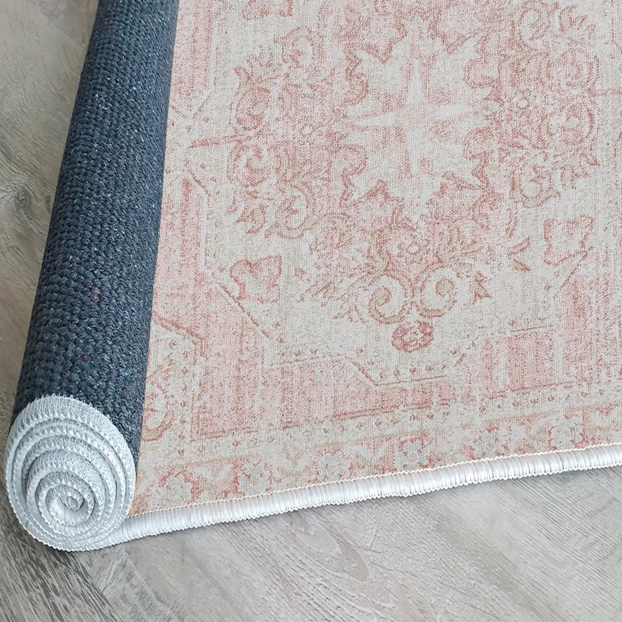 TEPPI Woopamuk193 gulvtppe m. mnster, rektangulr - multifarvet bomuld og polyester (160x230)