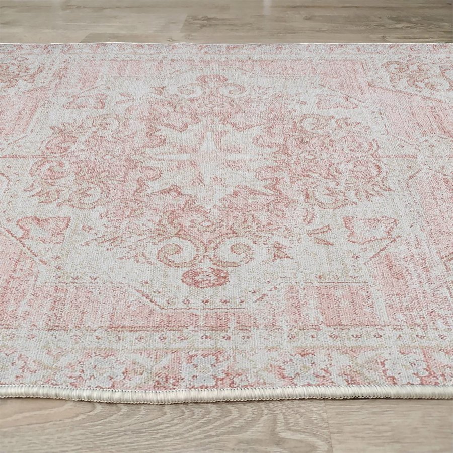 TEPPI Woopamuk193 gulvtppe m. mnster, rektangulr - multifarvet bomuld og polyester (160x230)