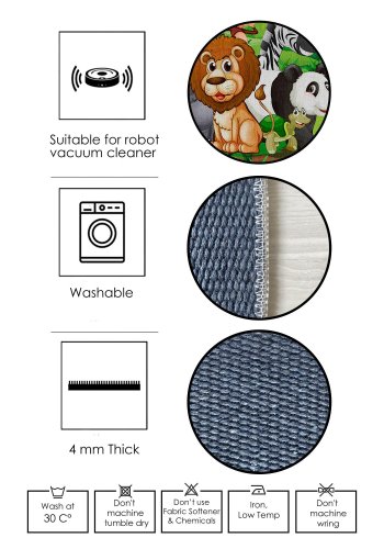 TEPPI Woopamuk193 gulvtppe m. mnster, rektangulr - multifarvet bomuld og polyester (160x230)