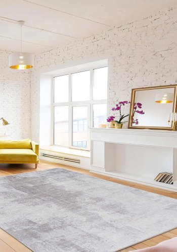 TEPPI Woopamuk209 gulvtppe m. mnster, rektangulr - multifarvet bomuld og polyester (160x230)