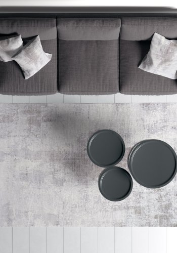 TEPPI Woopamuk209 gulvtppe m. mnster, rektangulr - multifarvet bomuld og polyester (180x280)