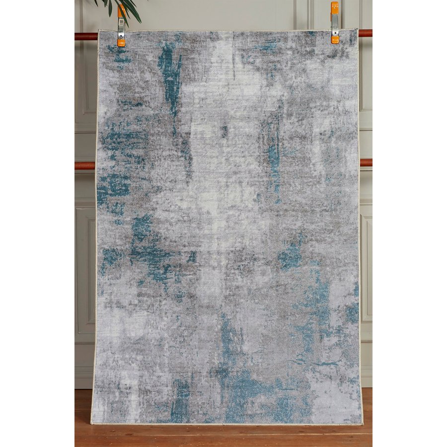 TEPPI Woopamuk212 gulvtppe m. mnster, rektangulr - multifarvet bomuld og polyester (180x280)