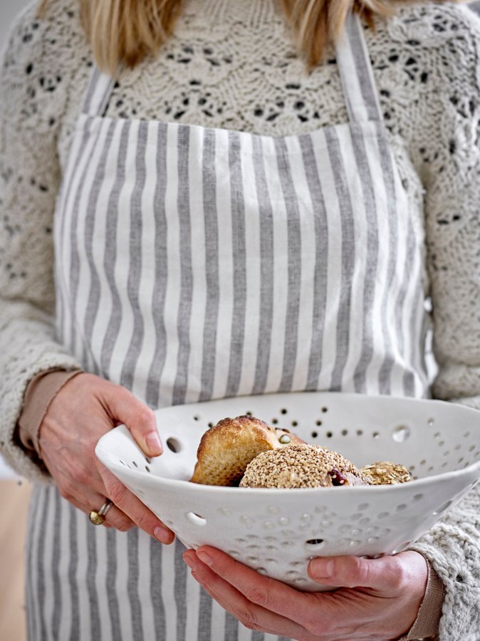 BLOOMINGVILLE Dalena Skl, Hvid, Stentj