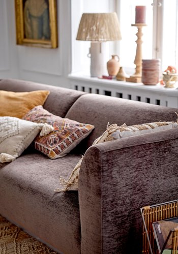 BLOOMINGVILLE Noore Piedestal Lysestage, Natur, Mango