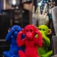KARE DESIGN Monkey Kikazaru sparebsse - rd polyresin (H:35)