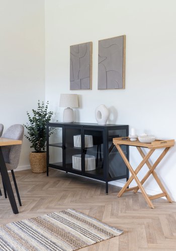 HOUSE NORDIC Croft bordlampe - stone beige keramik