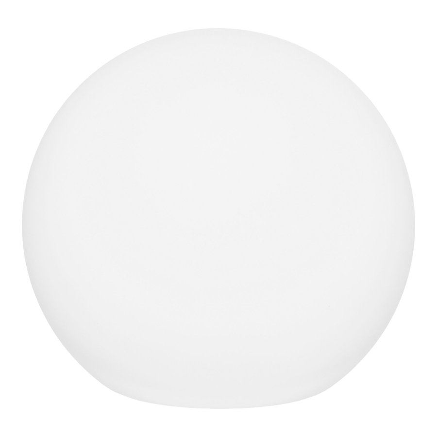 HOUSE NORDIC  Lifton LED Lampe - Lampe, genopladelig med integreret solcelle, hvid<br>25 cm