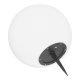 HOUSE NORDIC  Lifton LED Lampe - Lampe, genopladelig med integreret solcelle, hvid<br>25 cm