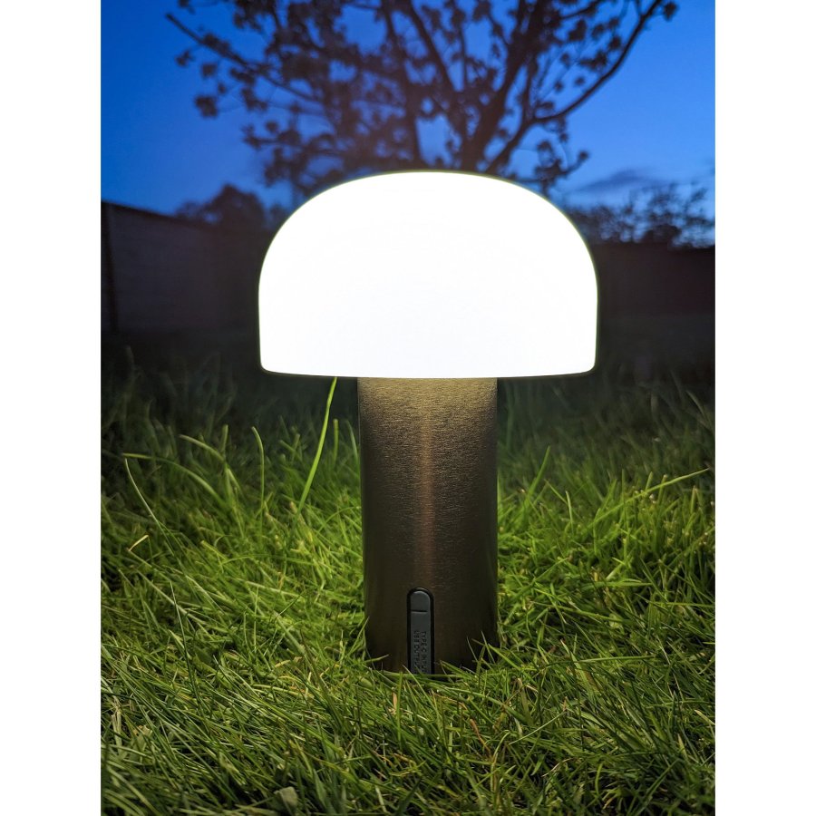 HOUSE NORDIC  Soham LED Lampe - Lampe, genopladelig, hvid/kobber