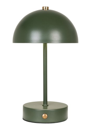HOUSE NORDIC  Holt LED Bordlampe - Bordlampe, genopladelig, grn/messing