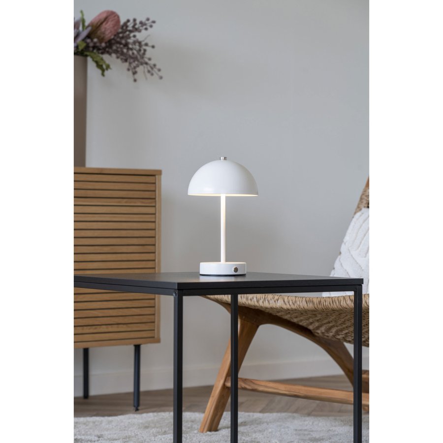 HOUSE NORDIC Holt LED bordlampe, genopladelig - hvid stl