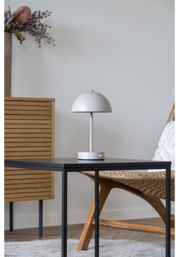 HOUSE NORDIC Holt LED bordlampe, genopladelig - sand/stl stl