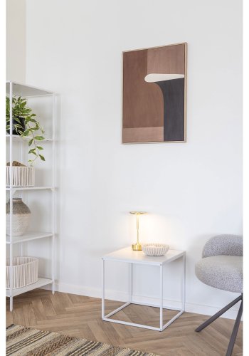 HOUSE NORDIC Lyneham LED bordlampe, genopladelig - messing aluminium