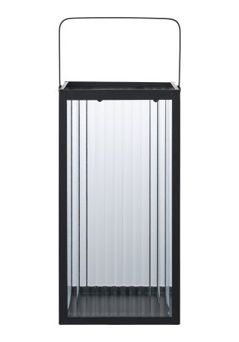 HOUSE NORDIC Almonte lanterne, m. hank - glas og sort metal