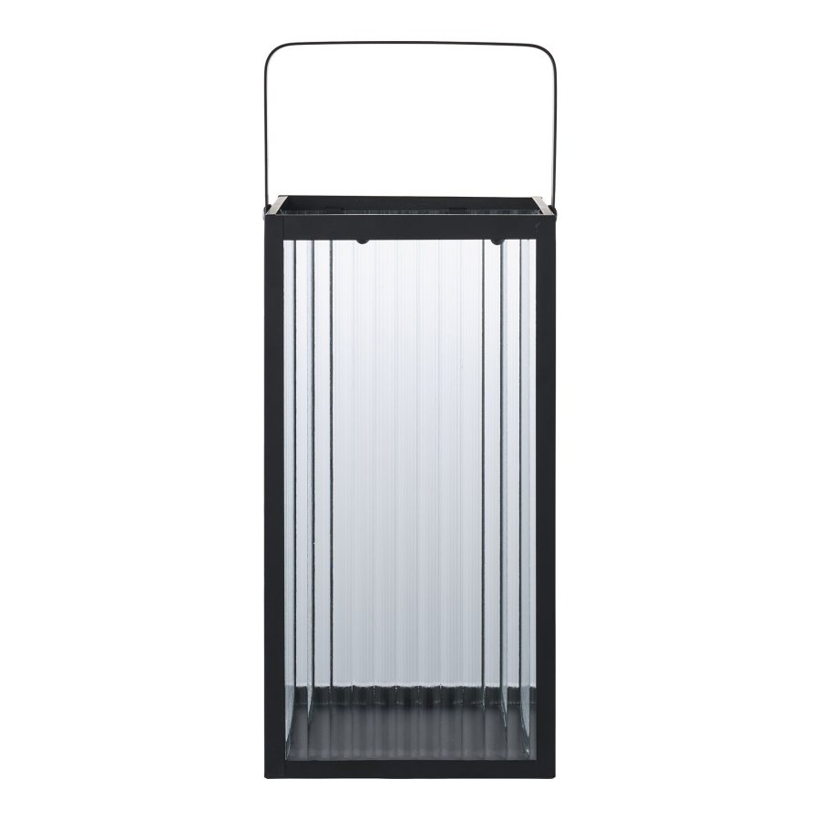 HOUSE NORDIC Almonte lanterne, m. hank - glas og sort metal