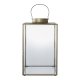 HOUSE NORDIC Mohali lanterne, m. hank - glas og antik messing look metal
