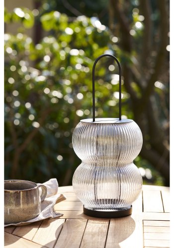 HOUSE NORDIC  Lucena Lanterne - Lanterne, metal/glas, sort