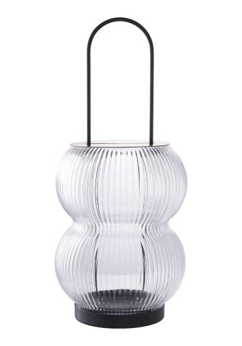 HOUSE NORDIC  Lucena Lanterne - Lanterne, metal/glas, sort