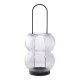HOUSE NORDIC  Lucena Lanterne - Lanterne, metal/glas, sort