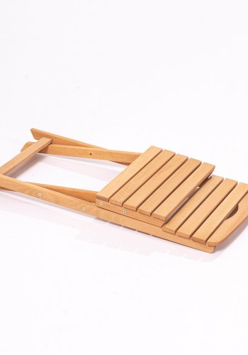 NORDVÄRK My001 havest m. 1 havebord og 2 havestole, foldbar - natur bgetr